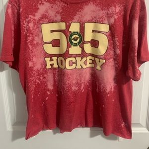 WILD Cropped/Distressed T-Shirt